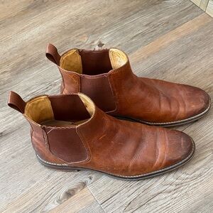 Sperry Men's Chestnut Brown Leather Chelsea Boots